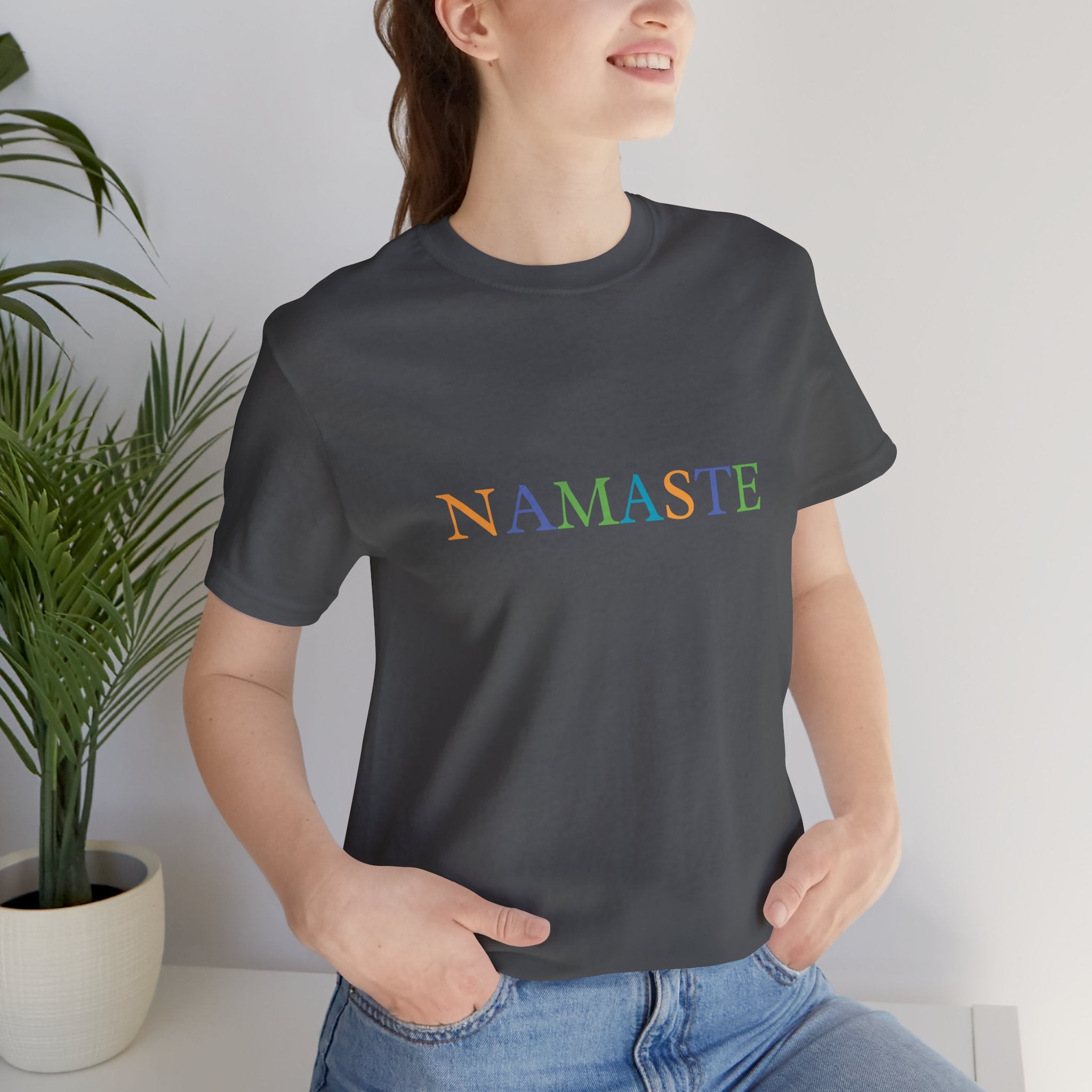 Tramunquiero NAMASTE T-shirt unisex con scollo rotondo