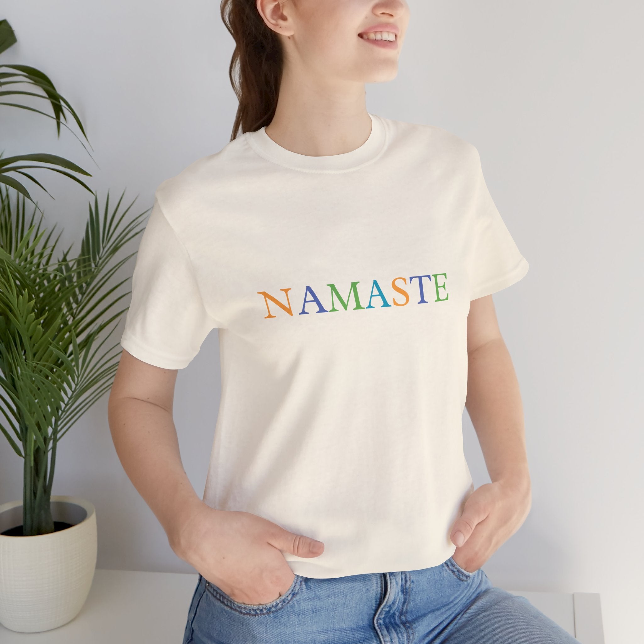 Tramunquiero NAMASTE T-shirt unisex con scollo rotondo