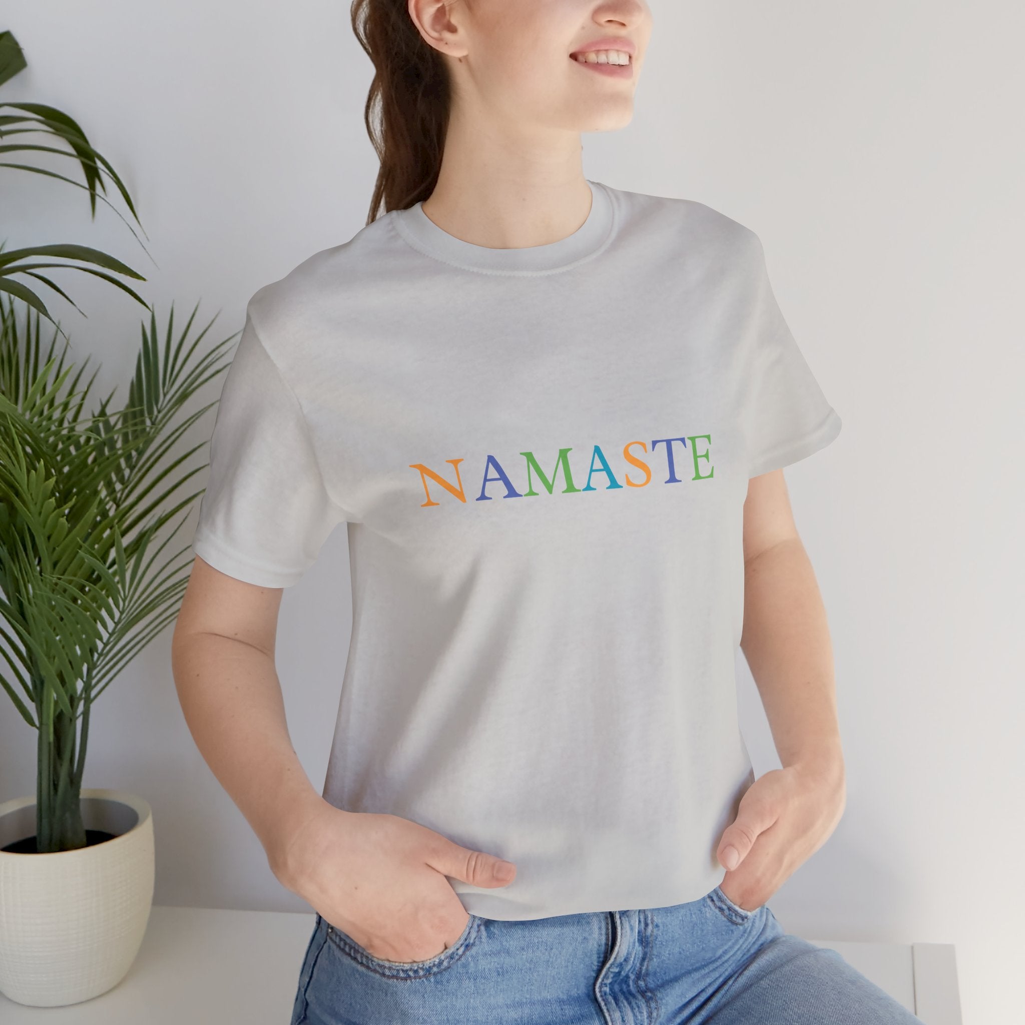 Tramunquiero NAMASTE T-shirt unisex con scollo rotondo