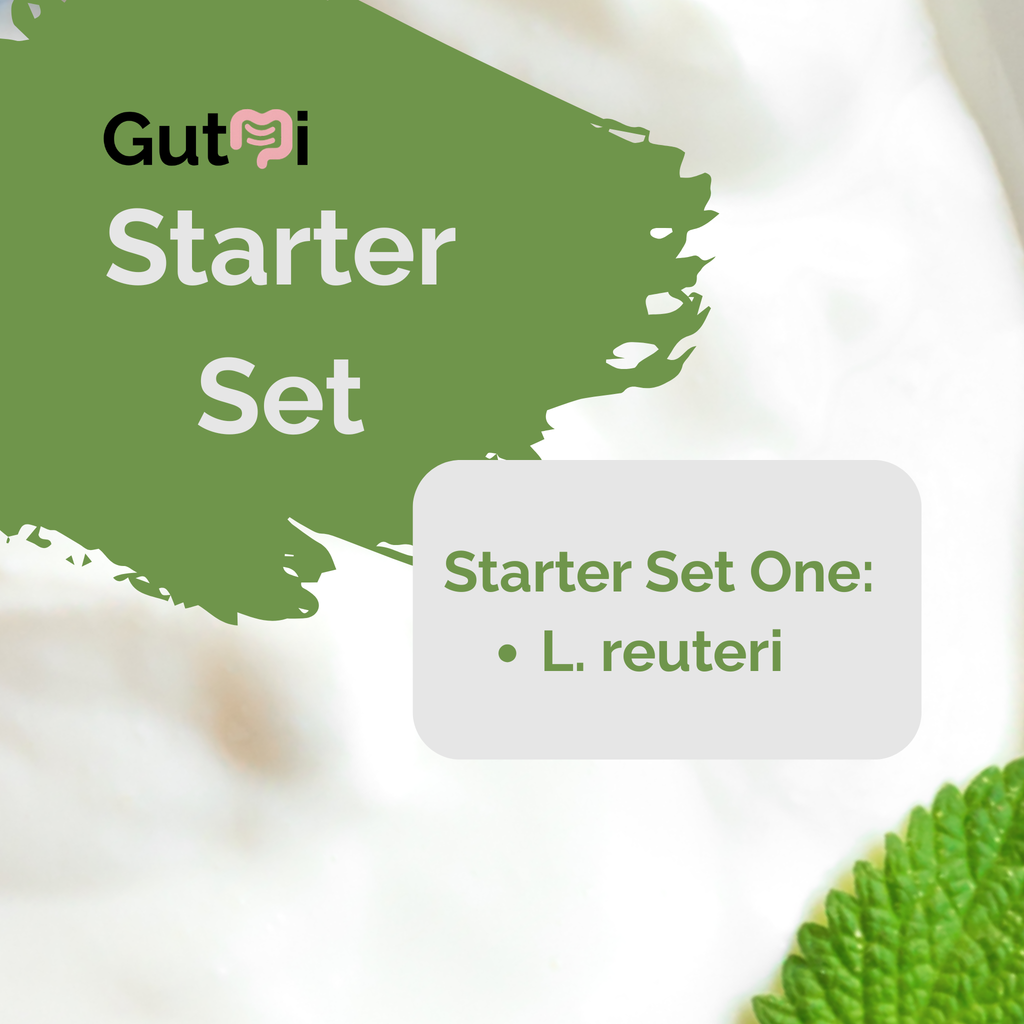 GutMi | L. reuteri | Yogurt Starter Set | Starter Cultures | Pack of 3
